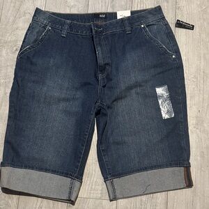a.n.a Dark Blue Jean Shorts bermudas